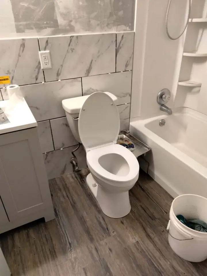 Remodeled bathroom