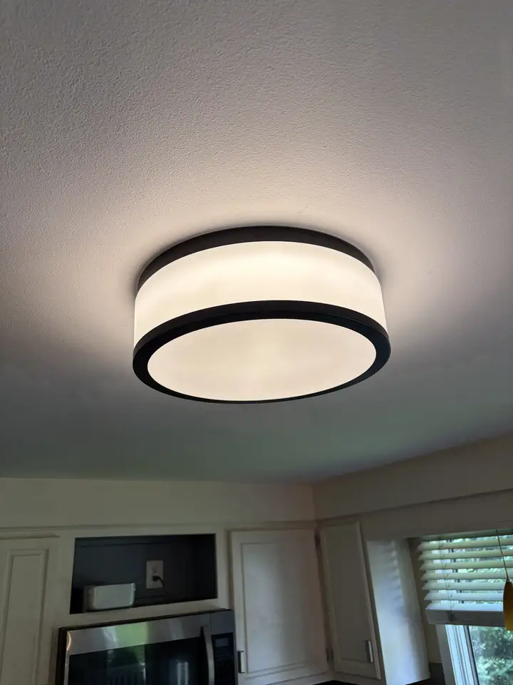 Modern drum light fixture
