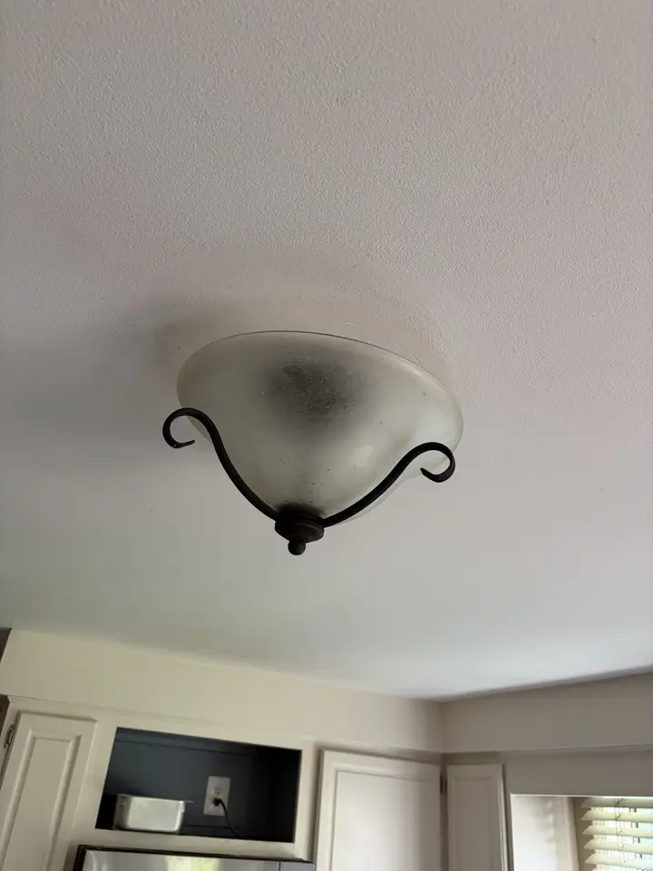 Dated bowl light fixture